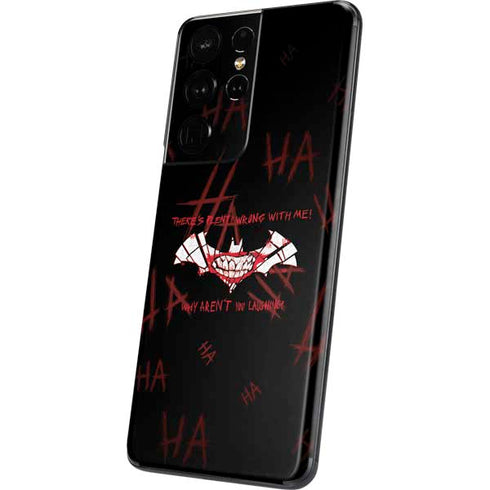 DC Comics The Joker Plenty Wrong With Me Galaxy S21 Ultra 5G Skin